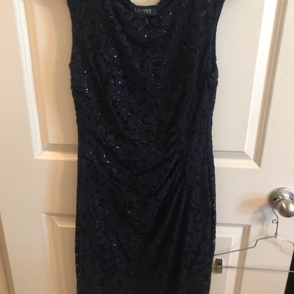 Gorgeous navy dress with light sparkle. - Picture 1 of 2